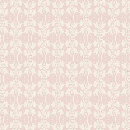 Cream and Pink Lace Repeat Backgroundのイラスト素材