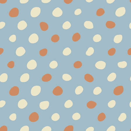 Seamless dot pattern for spring illustration.のイラスト素材