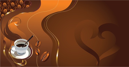 Vector illustration contains the image of Cup of coffeeのイラスト素材
