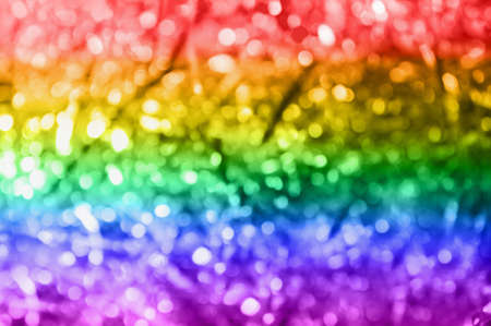 rainbow bokeh backgroundの写真素材