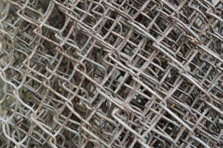 grange style iron netting background