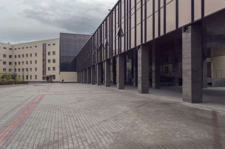 Novosibirsk, Russia, July 12, 2017: New building of Novosibirsk State Universityのeditorial素材