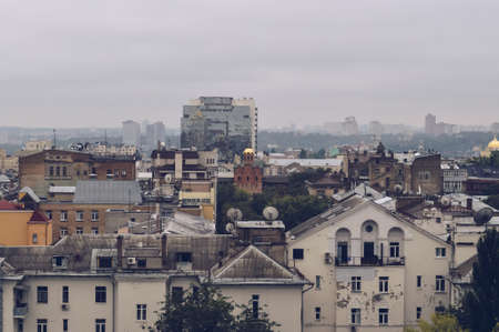 modern and old arhitecture of Kiev