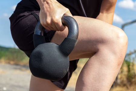 Training with kettlebell