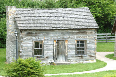 Historic Log Cabin - Historic log cabin in Kentucky, USA that was built circa 1770.の写真素材