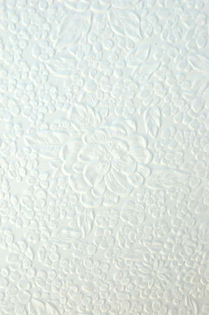 Handmade paper floral pattern for use as an overlay or textured background.の写真素材