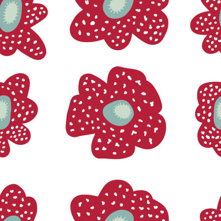 Floral vector illustration for decor and design.のイラスト素材