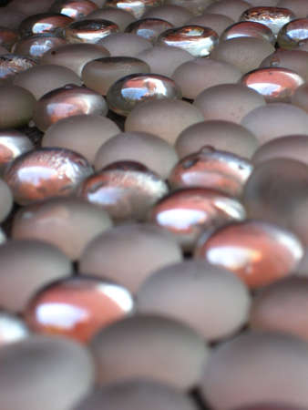 mix stones with reflectionの写真素材