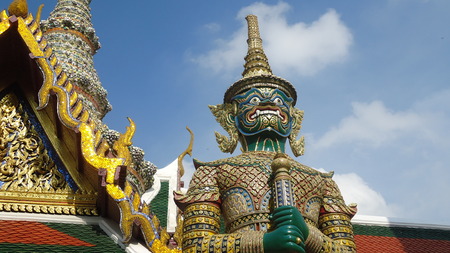 Wat Phra Kaew Temple of the Emerald Buddhaのeditorial素材