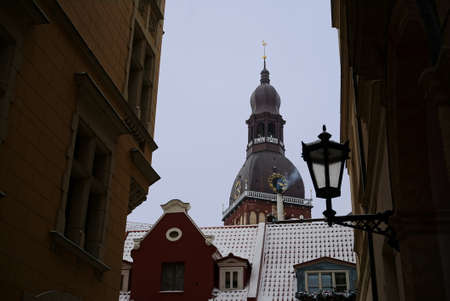 Riga Cathedral II background.の写真素材