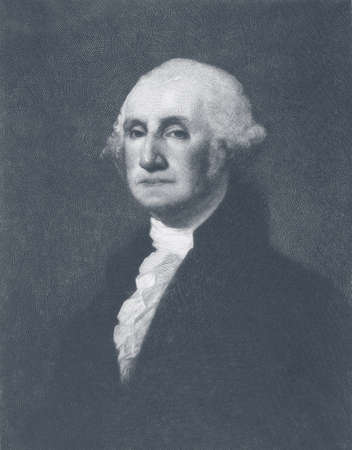 Portrait of George Washingtonの写真素材