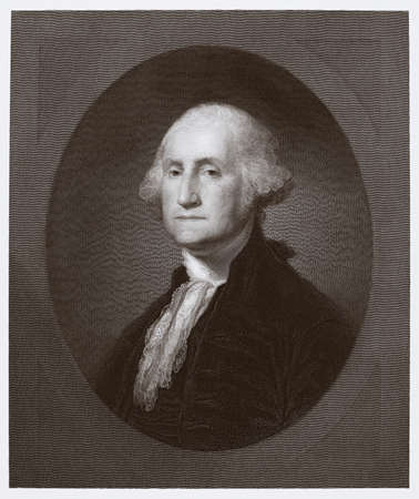 Portrait of George Washingtonの写真素材