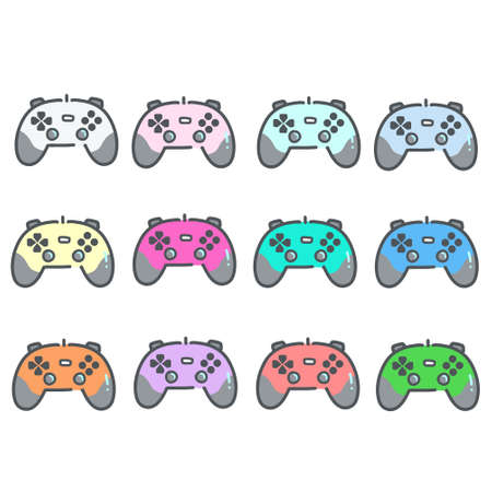This is an illustration of a game controller.のイラスト素材