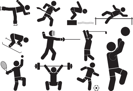 Sports icon setのイラスト素材