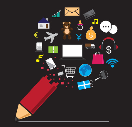 Creative things idea iconのイラスト素材