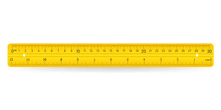 Ruler, isolated icon pictogram on a white background. Vector illustrationのイラスト素材