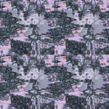 Colorful Seamless Grunge Pattern. Abstract Messy Painted. Modern Futuristic Wall Backdrop For Backgroundの写真素材