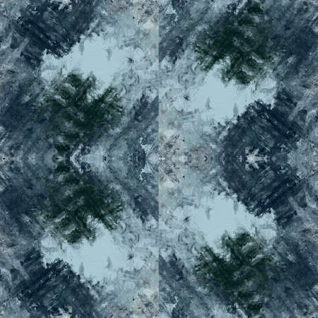 Colorful Seamless Grunge Pattern. Abstract Messy Painted Antique Texture. Modern Futuristic Wall Backdrop For Background, Wallpaperの写真素材