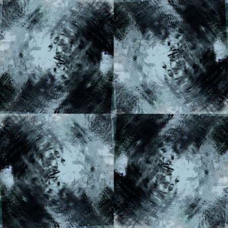 Colorful Seamless Grunge Pattern. Abstract Messy Painted Antique Texture. Modern Futuristic Wall Backdrop For Background, Wallpaperの写真素材