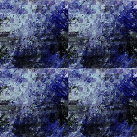 Colorful Seamless Grunge Pattern. Abstract Messy Painted Antique Texture. Modern Futuristic Wall Backdrop For Background, Wallpaperの写真素材