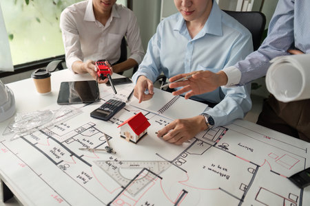 Project Management and Collaboration. Engaging in group discussions over building designs.