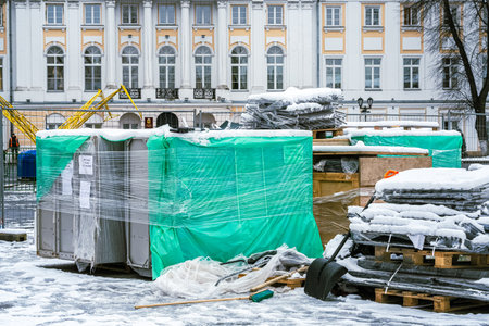 A city in Russia is a winter