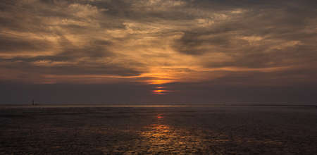 beautiful sky on sunset timeの写真素材