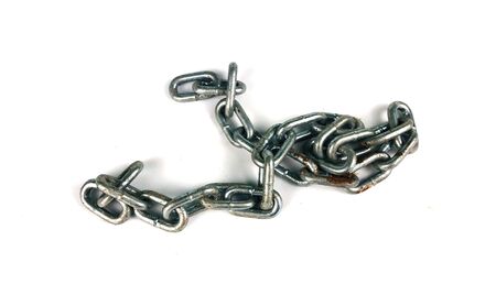 Chains isolated on white background