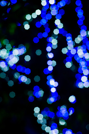 Christmas and New Year Lights Bokehの写真素材
