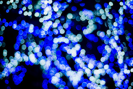 Christmas and New Year Lights Bokehの写真素材