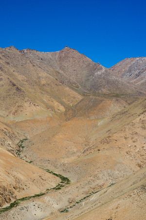 Mountain Range in Leh Ladakh India.の写真素材