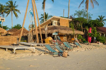 Koh Lipe,Thailand - November 29,2014 :  The Bungalows are located on beach at Koh Lipe islandのeditorial素材