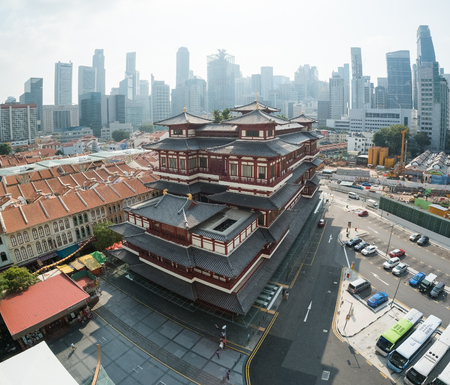 Buddha Tooth Relic Temple,Singaporeのeditorial素材