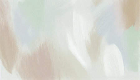 Abstract acrylic painted background in pastel colors. Soft blue, green and beige tones.の写真素材