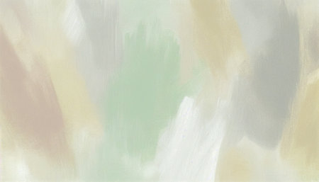 Abstract acrylic painted background in pastel colors. Soft blue, green and beige tones.の写真素材