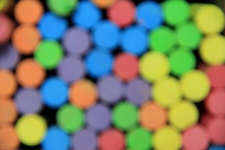 Colorful Circle Blur Backgroundの写真素材