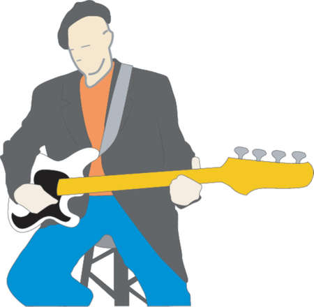 Guitaristのイラスト素材