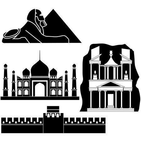 sights of the world series - Asiaのイラスト素材