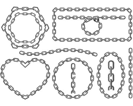 Chain framesのイラスト素材