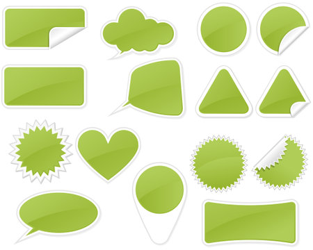 Sticker Badge のイラスト素材