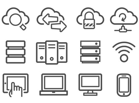 Cloud Icon Royalty Free Stock Illustrations And Vectors Stocklib