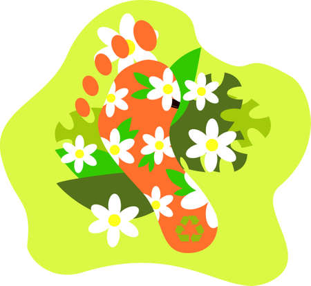 Abstract happy people silhouettes. design template. Concept for natural health care, family wellness, ecology and protection nature.のイラスト素材