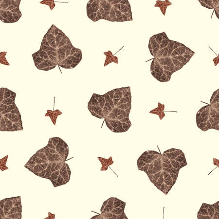 Stylish pattern with autumn leaves. Leaf fall. Autumn pattern. A modern pattern for wallcoverings,...