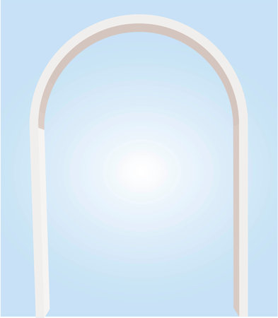 Heavenly background. The road to heaven. Leaflets as with a religious theme. Fashion trend backgroundのイラスト素材