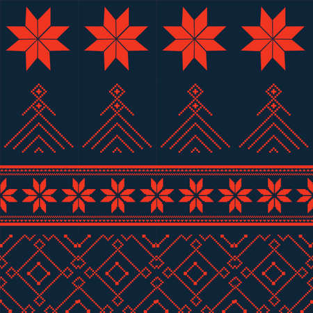 Modern Ukrainian ornament. Seamless pattern in Ukrainian style. Symbols of Ukraine. national...