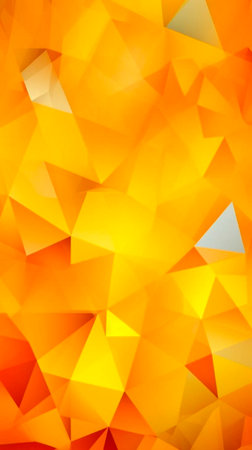 Abstract geometric pattern. Vertical yellow background for stories, yellow screen saver for your phone,AI generationの素材