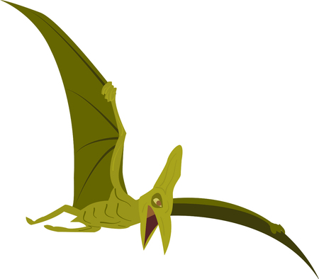Stay away from dangerous flying pterodactyl. Pick those design by Ann The granのイラスト素材