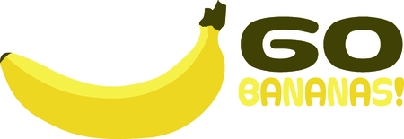 Go for banana fruit; nature's own energy-rich food that comes in a safety envelope!のイラスト素材