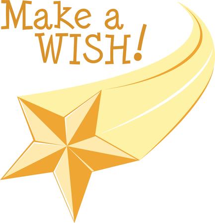 A shooting star is a great decoration for any project.のイラスト素材