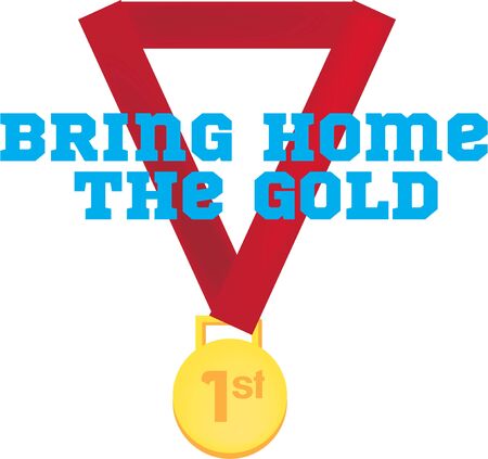 Give a great award for a special achievement.のイラスト素材